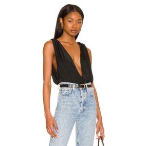 NWT Free People Intimately Night Owl Thong Bodysuit